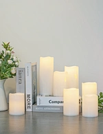 flickering candles