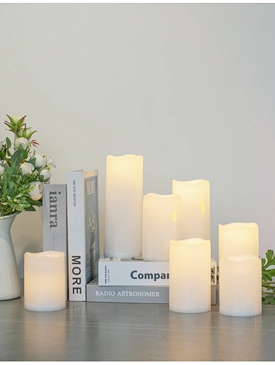 flickering candles